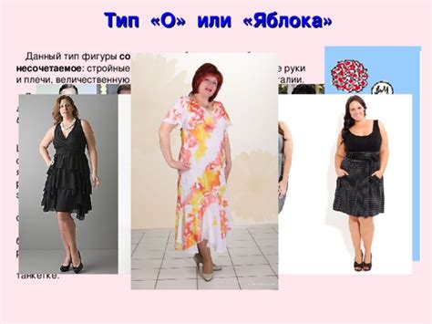 Типы женской фигуры