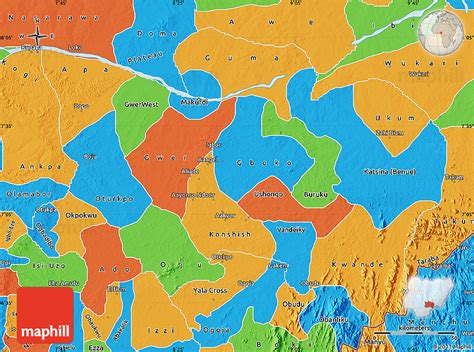 Political Map of Benue