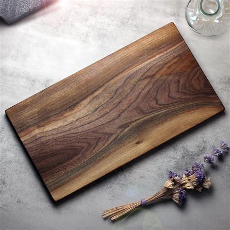 Solid One Piece Cutting Board – Walnut, Cherry, Maple – Single Piece of