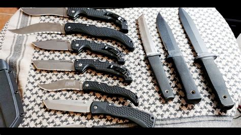 My Collection of Cold Steel Knives - YouTube