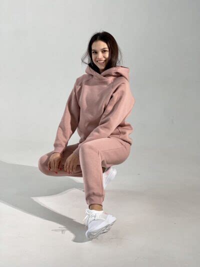 Костюм с толстовкой из футера c начёсом – TENIDAV