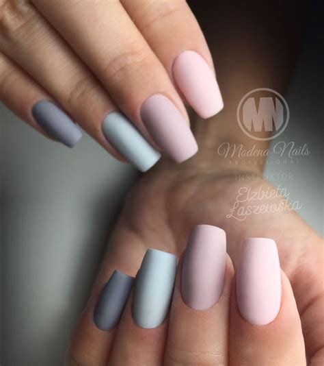 The best Matte Pastel Nails you've ever seen! :) Modena Nails Gel ...