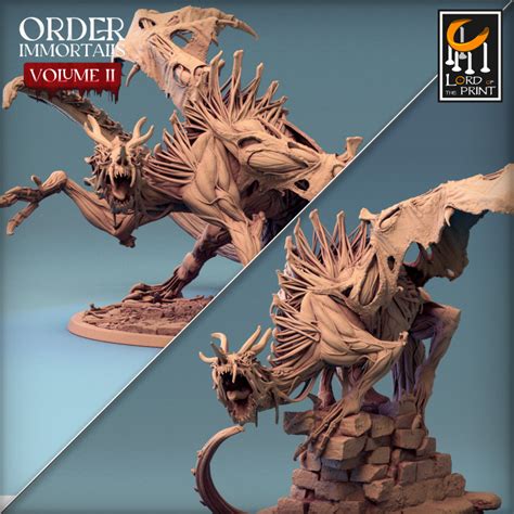 3D Printable Pack Immortalis Dragon by Rescale Miniatures