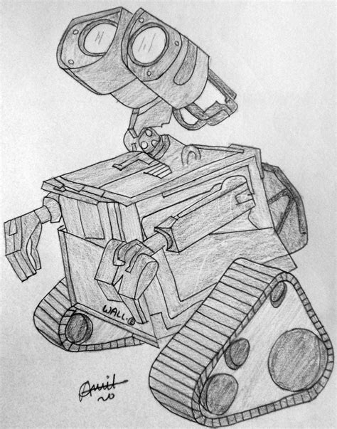 wall e drawing