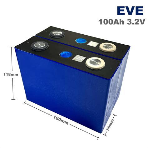 EVE 100Ah 3.2V LiFePo4 Prismatic Rechargeable Lithium Ion Battery