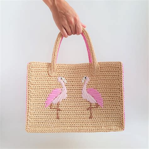 Круглая сумка из рафии "Бали" | Annetta-handmade.ru