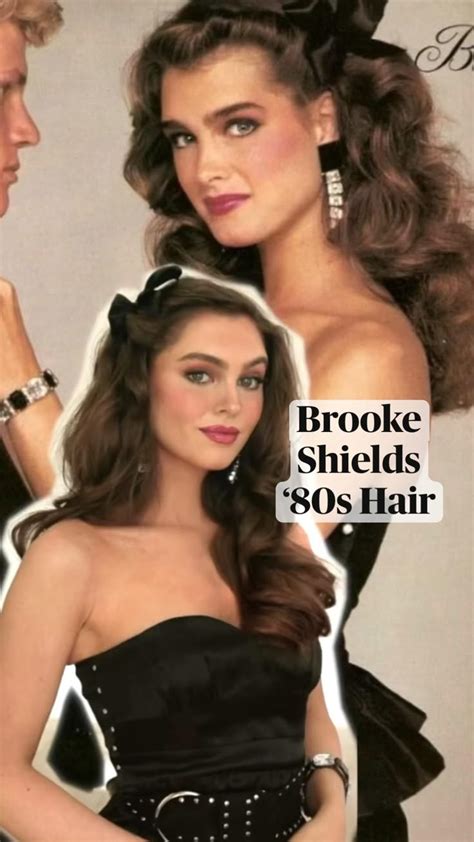 Brooke Shields ‘80s Hair Tutorial🖤 | Idee per capelli, Acconciature ...