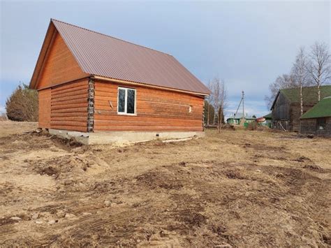 Новый дом, в Сямженском районе (60.146922, 41.097312), 6*9 с выносами 2 ...