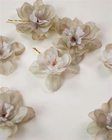Franny Flower Hair Pins - Nude | Rock N Rose – Rock n Rose