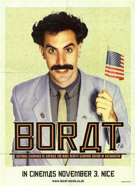 Постеры: Борат / Постер фильма «Борат» (2006) #1432419