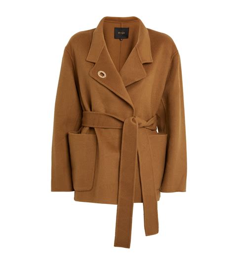Sale | Maje Wool Trench Coat | Harrods AE