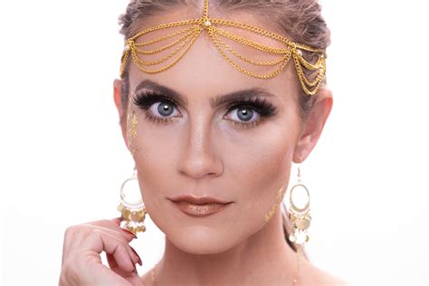 Golden Greek Goddess Halloween Makeup Tutorial - Hello Gorgeous, by ...