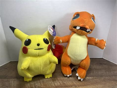 Charmander And Pikachu Plush
