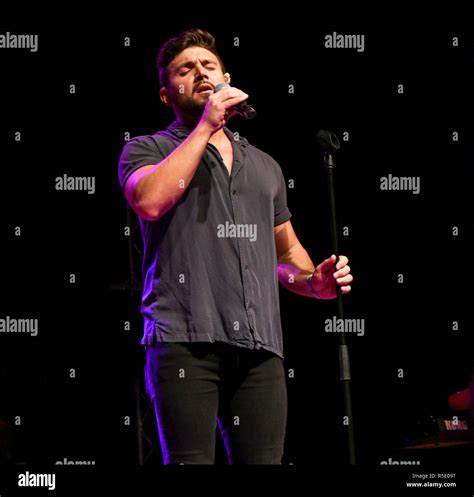 The Voice Australia 2016 winner Alfie Arcuri seen performing at the ...