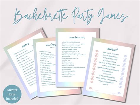 Same Sex Bachelorette Party Games Two Brides, Gay Bridal Shower Games