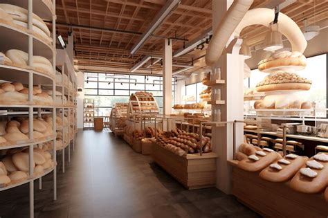 premium photo bakery products  bake house interior stuff