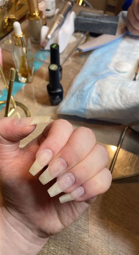 Long natural nails | Long natural nails, Nails, Natural nails