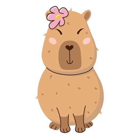 Capivara Fofa Desenho Para Imprimir De Capivara