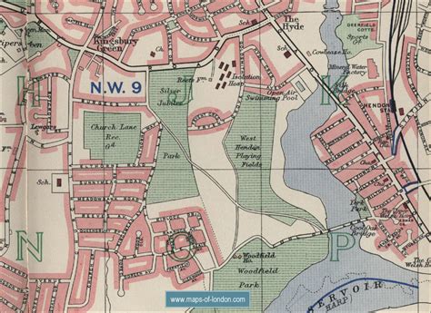Map of Brent, London