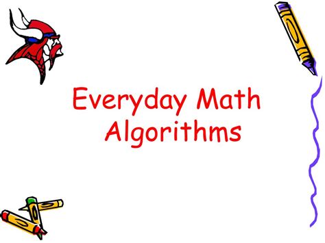 everyday math algorithms powerpoint