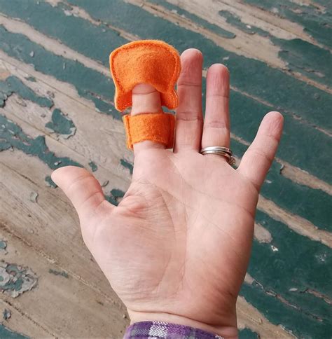 Tiger Finger Puppet Tiger Finger Friend Bendable Tiger | Etsy