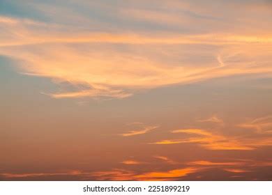 Beautiful Bright Sunset Sky Clouds Sunset Stock Photo 2251899219 ...