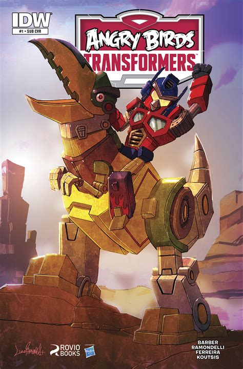 SEP140396 - ANGRY BIRDS TRANSFORMERS #1 (OF 4) SUBSCRIPTION VAR ...