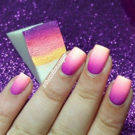 40+ Fabulous Gradient Nail Art Designs | Art and Design | Pretty nail ...