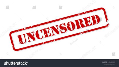 Uncensored: Gambar, Foto & Vektor Stok | Shutterstock
