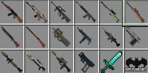 Скачать XM Guns - мод на современное оружие для Майнкрафт ПЕ 1.17, 1.16 ...