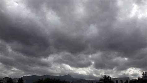 Storm Clouds Time-lapse In The Typhoon Sky 1080p Stock Footage Video ...