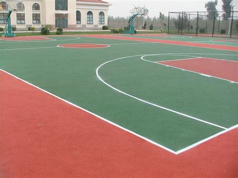 Outdoor Basketball Court Paint Basketball Court Material PU - China ...