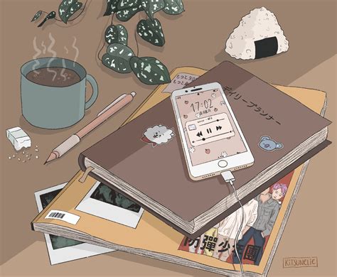 Illustration Art Korean Aesthetic - Art and Craft Ideas