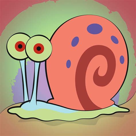 spongebob squarepants gary vector