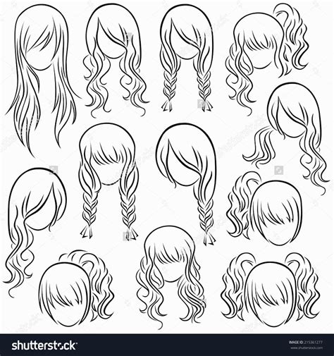 hairstyles for drawing 4
