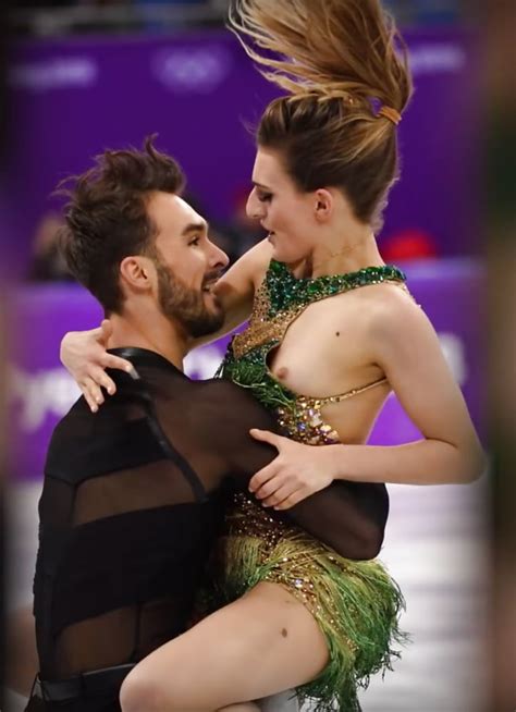 Gabriella Papadakis oops Olympiques Games feb 2018 Porn Pictures, XXX