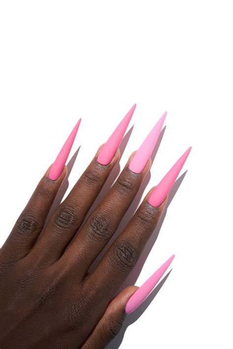 Moment 4 Mattes in Stiletto - Dream House - XXL – Pink Friday Nails by ...