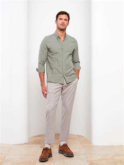 Pantalon homme LCW VISION Slim Fit avec détail à la taille -W24576Z8 ...