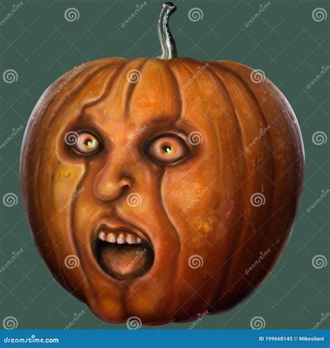 scared pumpkin drawing 8