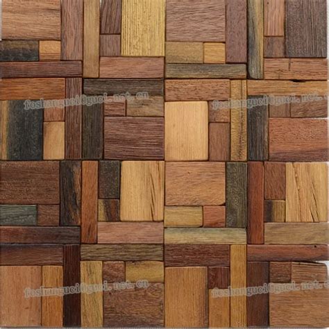 300x300mm Floor Tile Mixed Wooden Design Wood Mosaic Color - Buy Mosaic ...
