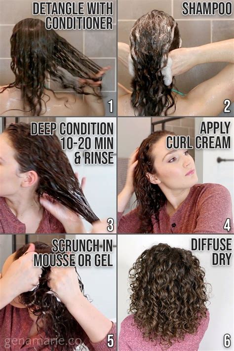 Pin on Curly hair routine