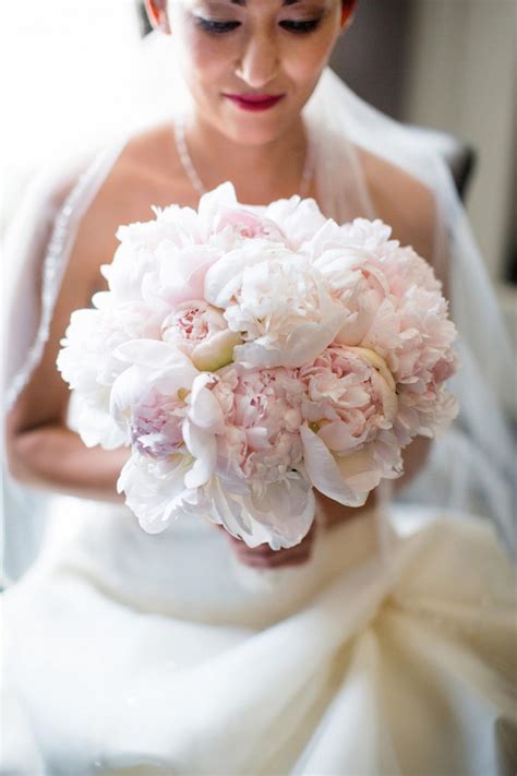 peonies wedding bouquet