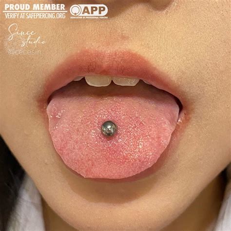 舌頭穿環Portfolio | 尖沙咀Tongue Piercing - Since Studio