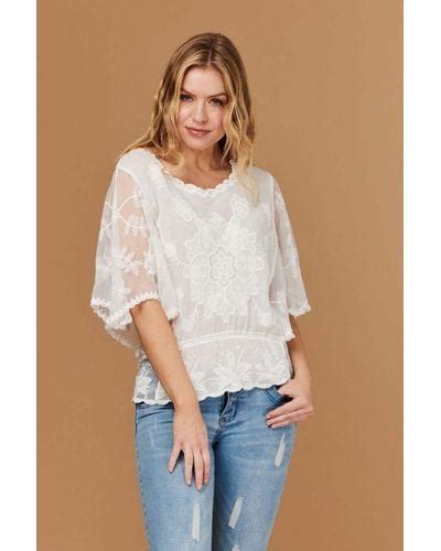 White Sheer Blouses for Women - Up to 90% off | Lyst