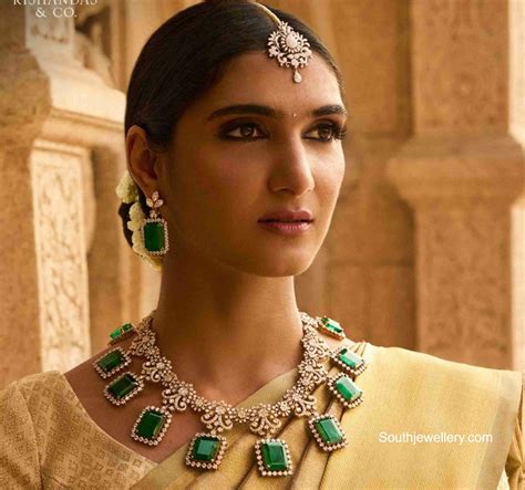 Indian Emerald Necklace Sets