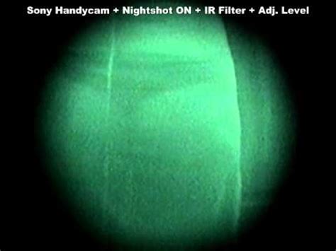 IR filter - Prove con fitro IR autocostrito 900nm + SONY Handycam ...