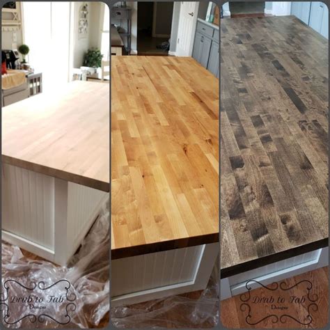 Butcher block stain process | Kitchen remodel, New kitchen, Finishing ...
