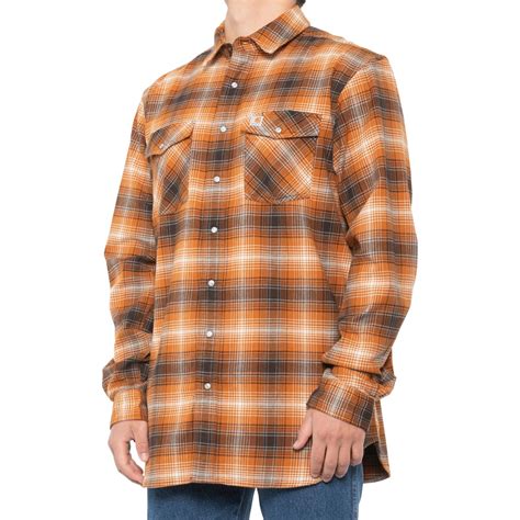 Carhartt 104449 Rugged Flex® Flannel Shirt (For Big and Tall Men)