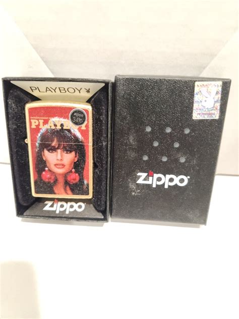 Zippo Playboy Playmate Cover December 1966 Lighter Gold Series Limited