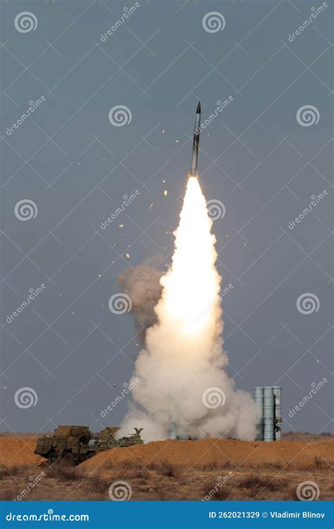 Launch Of A Military Anti-aircraft Missile Editorial Image ...